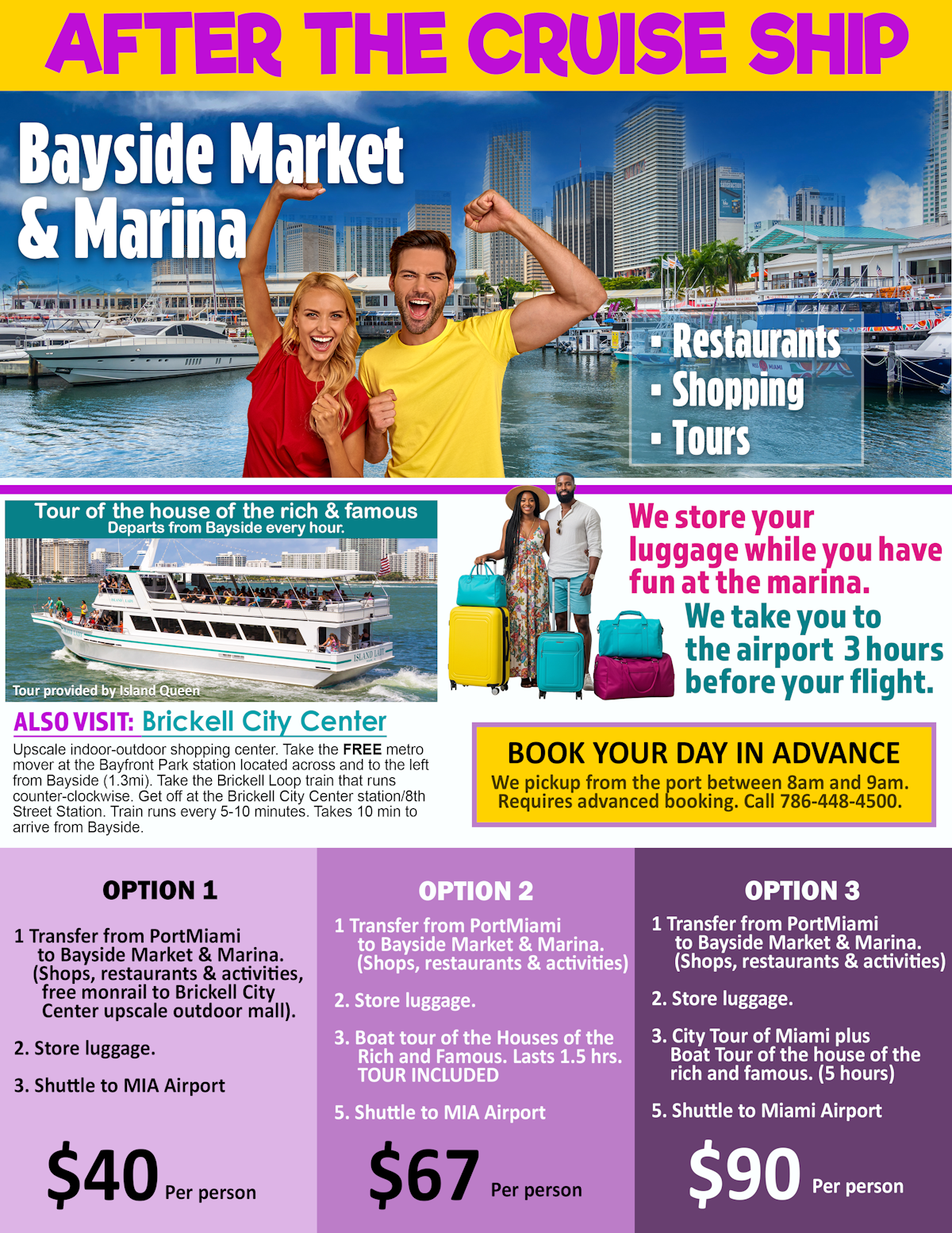 After The Cruise Options
